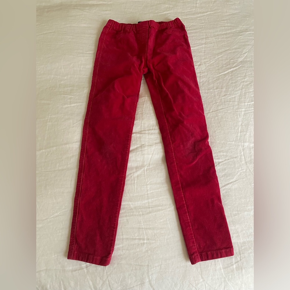 Mini Boden red corduroys in 9y